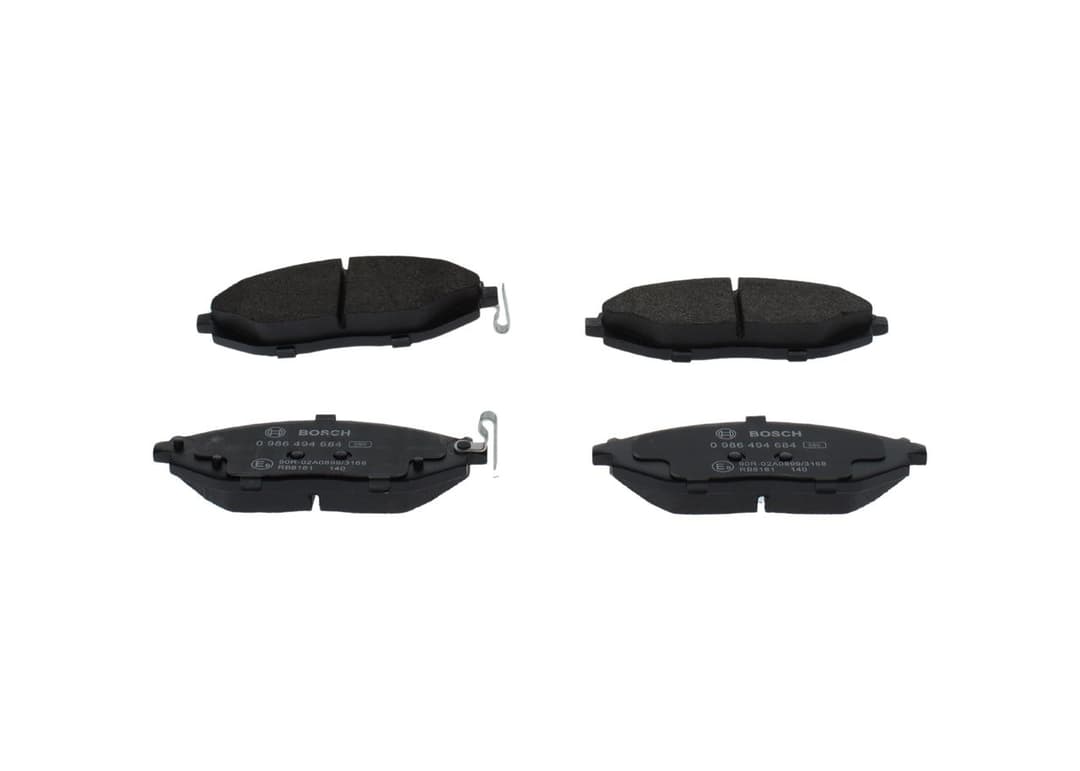 set placute frana,frana disc BOSCH 0 986 494 684