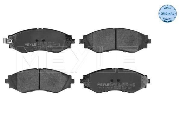 set placute frana,frana disc MEYLE -ORIGINAL: True to OE. 025 232 3417/W