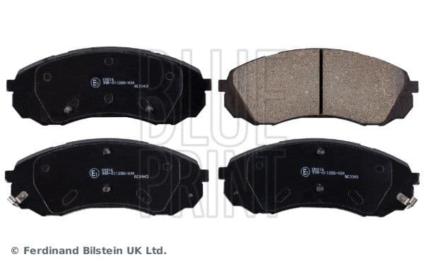 set placute frana,frana disc BLUE PRINT ADG04290