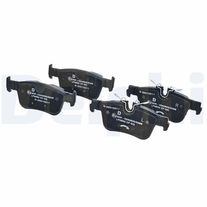 set placute frana,frana disc DELPHI LP3833