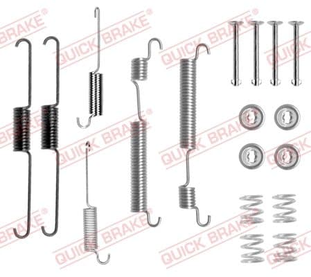 Set accesorii, sabot de frana QUICK BRAKE 105-0824