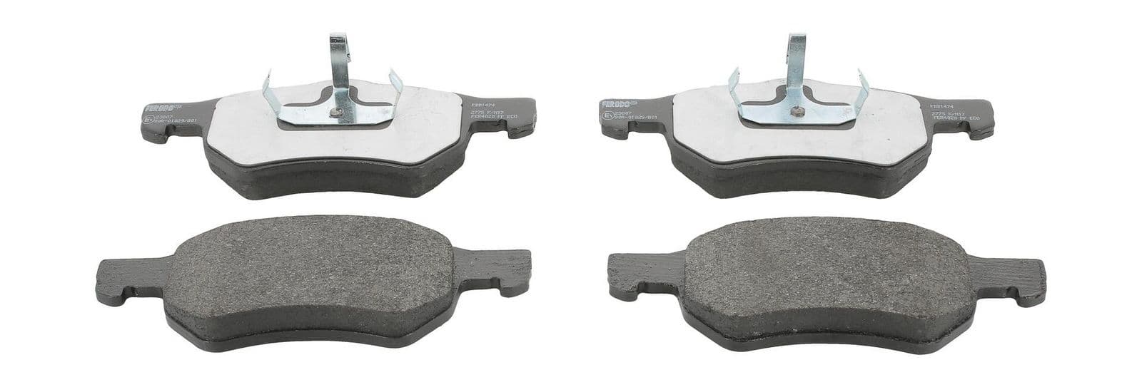 set placute frana,frana disc FERODO PREMIER ECO FRICTION FDB1474