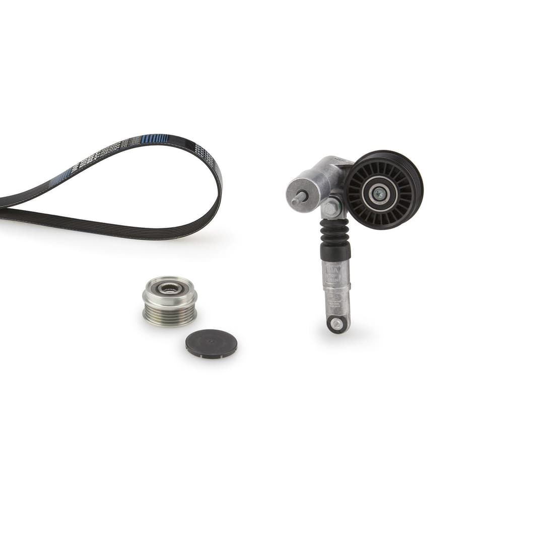 Set curea transmisie cu caneluri GATES Micro-V® K045PK1435