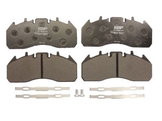 set placute frana,frana disc SBP 07-P29174