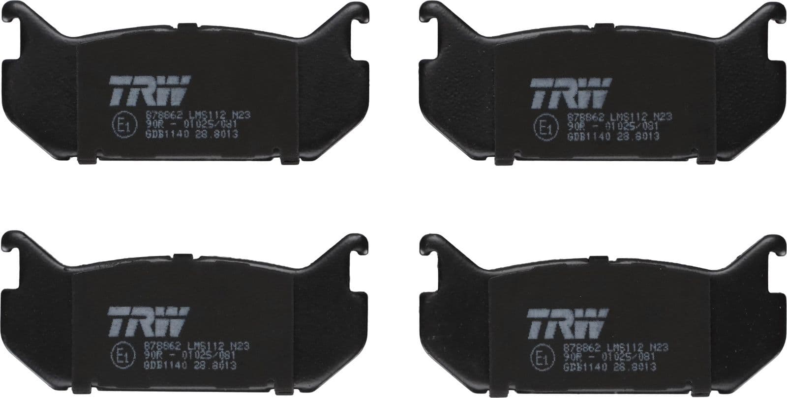 set placute frana,frana disc TRW GDB1140