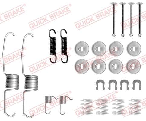 Set accesorii, sabot de frana QUICK BRAKE 105-0637