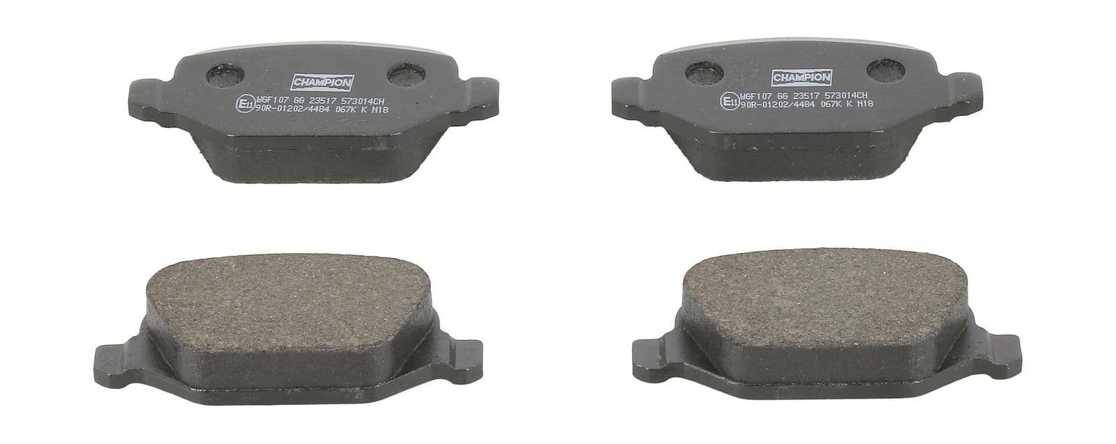 set placute frana,frana disc CHAMPION 573014CH