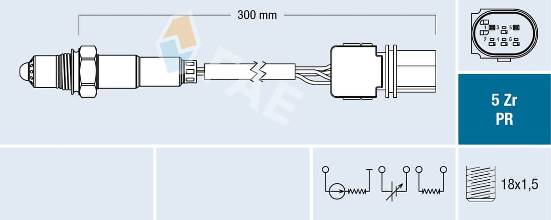 Sonda Lambda FAE 75059