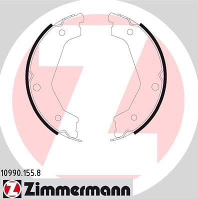 Set saboti frana, frana de mana ZIMMERMANN 10990.155.8