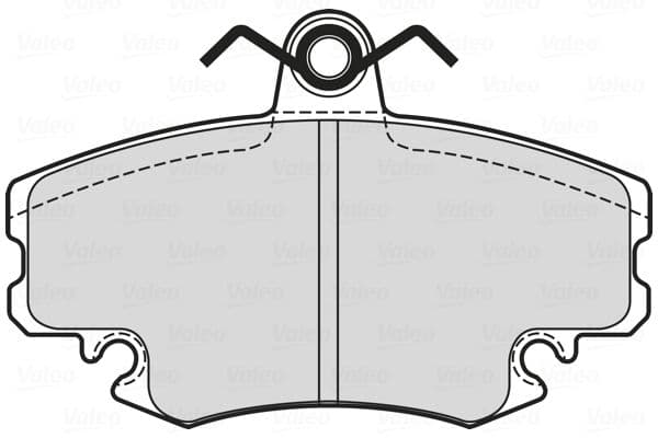 set placute frana,frana disc VALEO 601699