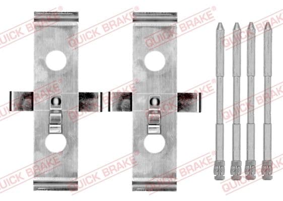 Set accesorii, placute frana QUICK BRAKE 109-0136