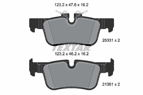 set placute frana,frana disc TEXTAR Q+ 2533101