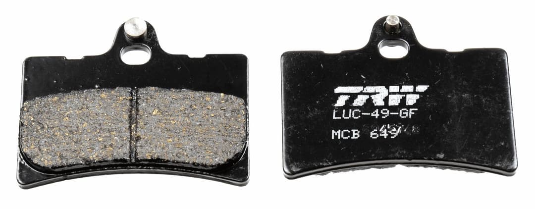 set placute frana,frana disc TRW MCB649