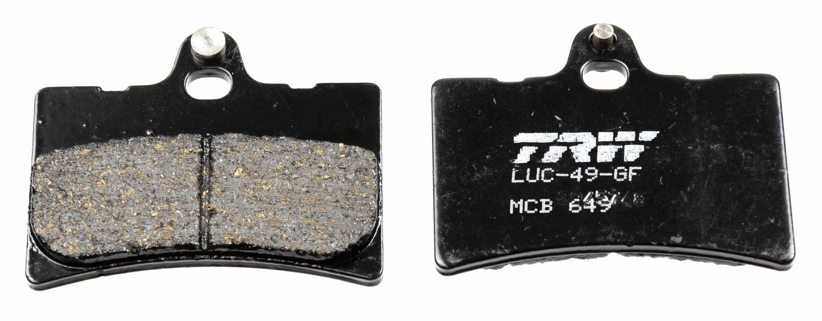 set placute frana,frana disc TRW MCB649