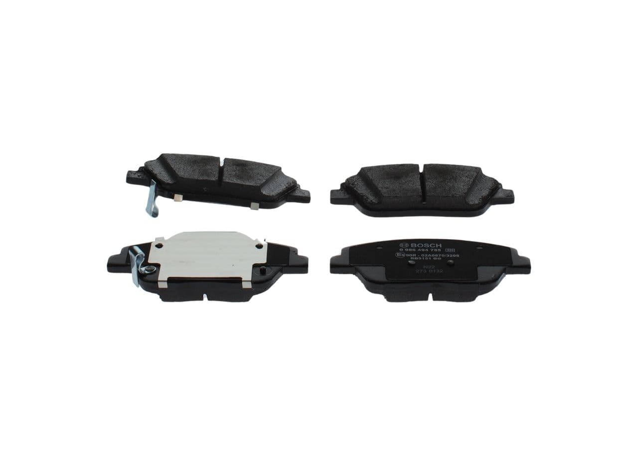 set placute frana,frana disc BOSCH 0 986 494 755