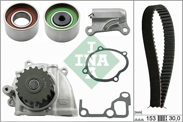 Set pompa apa + curea dintata Schaeffler INA 530 0477 30