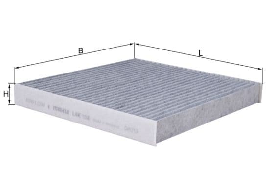 Filtru, aer habitaclu MAHLE LAK 158