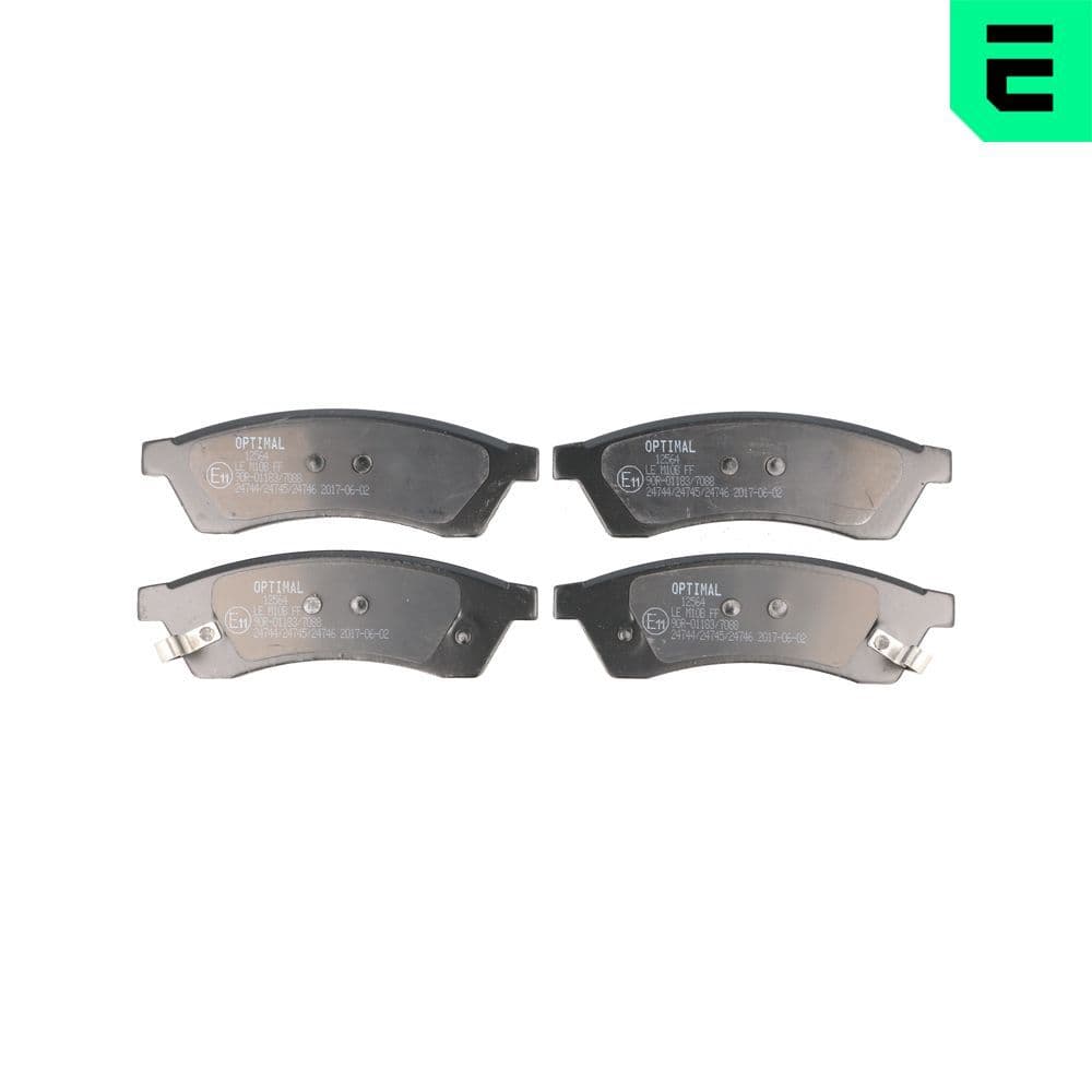 set placute frana,frana disc OPTIMAL BP-12564