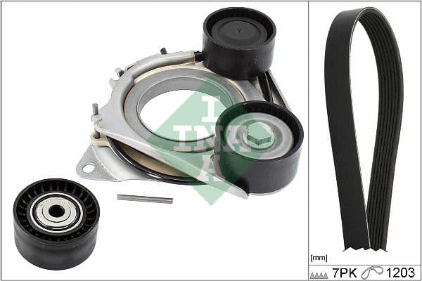 Set curea transmisie cu caneluri Schaeffler INA 529 0363 10
