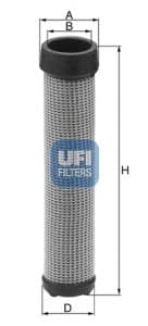 Filtru aer UFI 27.A36.00