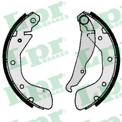 Set saboti frana LPR 06800