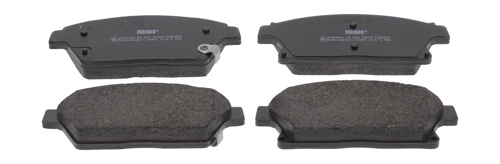 set placute frana,frana disc FERODO PREMIER ECO FRICTION FDB4264