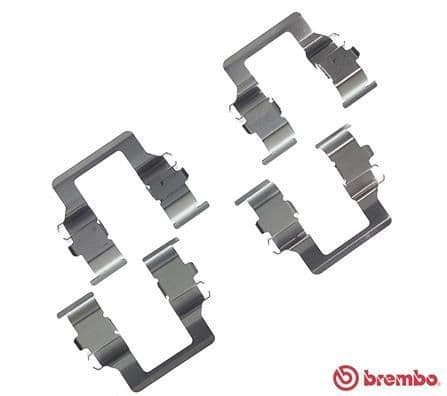 Set accesorii, placute frana BREMBO A 02 201