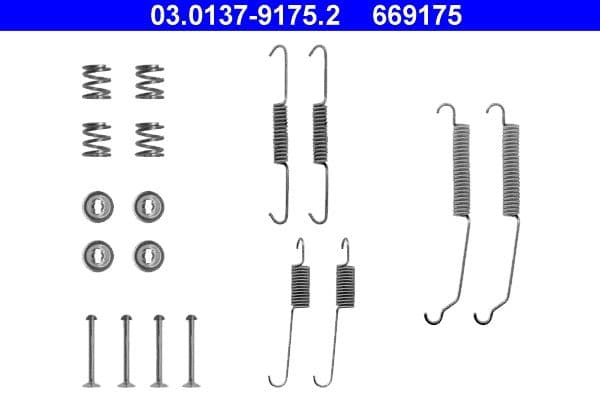 Set accesorii, sabot de frana ATE 03.0137-9175.2