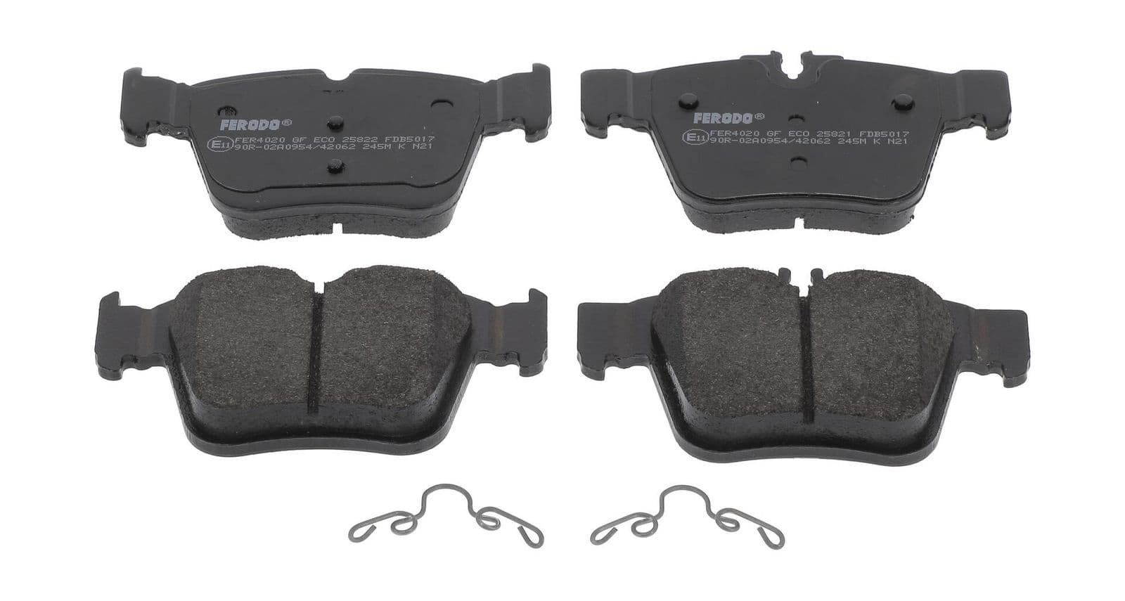 set placute frana,frana disc FERODO PREMIER ECO FRICTION FDB5017