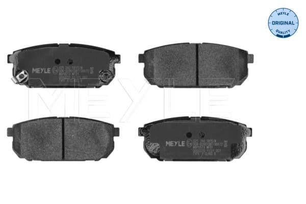 set placute frana,frana disc MEYLE -ORIGINAL: True to OE. 025 240 5815/W