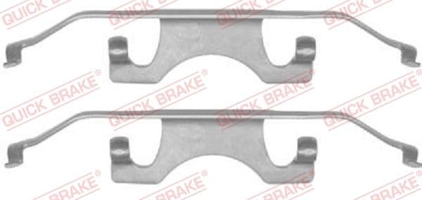 Set accesorii, placute frana QUICK BRAKE 109-1241
