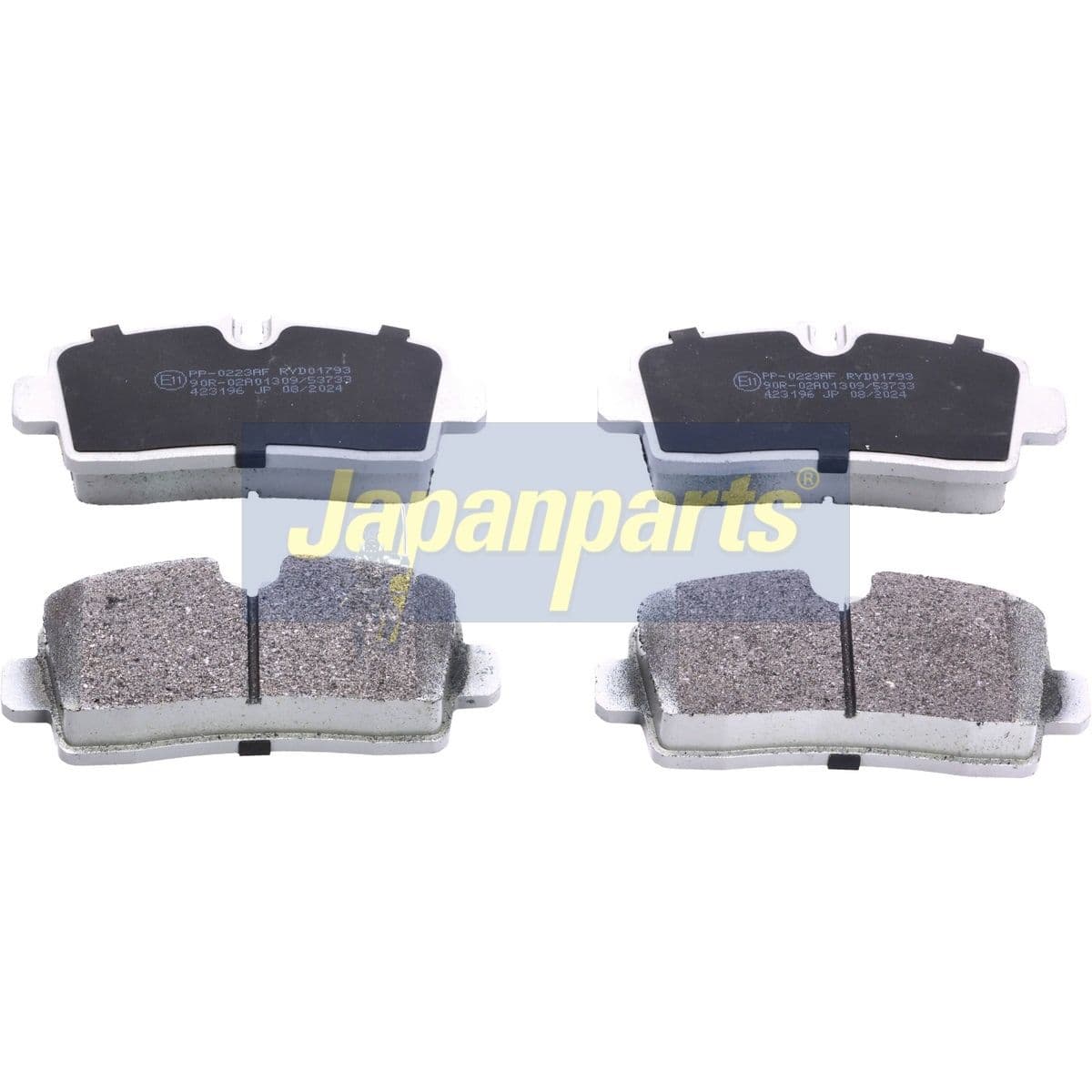 set placute frana,frana disc JAPANPARTS PP-0223AF