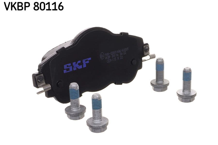 set placute frana,frana disc SKF VKBP 80116
