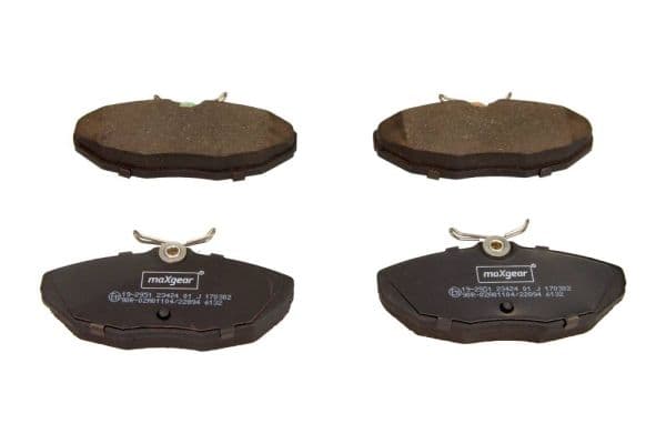 set placute frana,frana disc MAXGEAR 19-2951