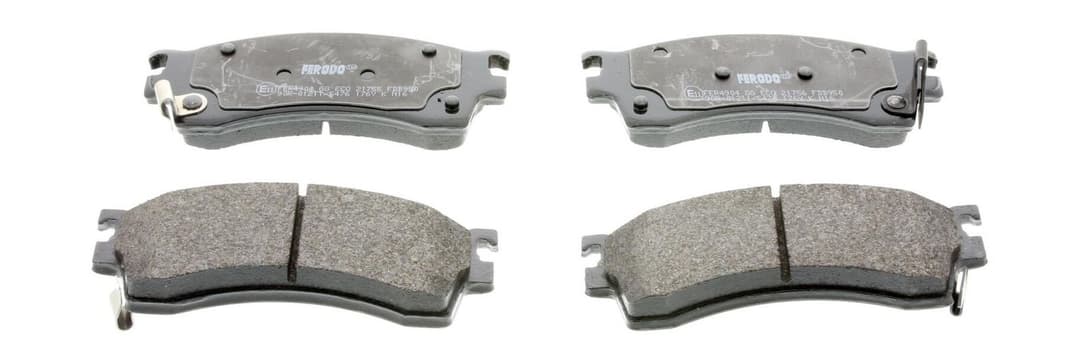 set placute frana,frana disc FERODO PREMIER ECO FRICTION FDB950