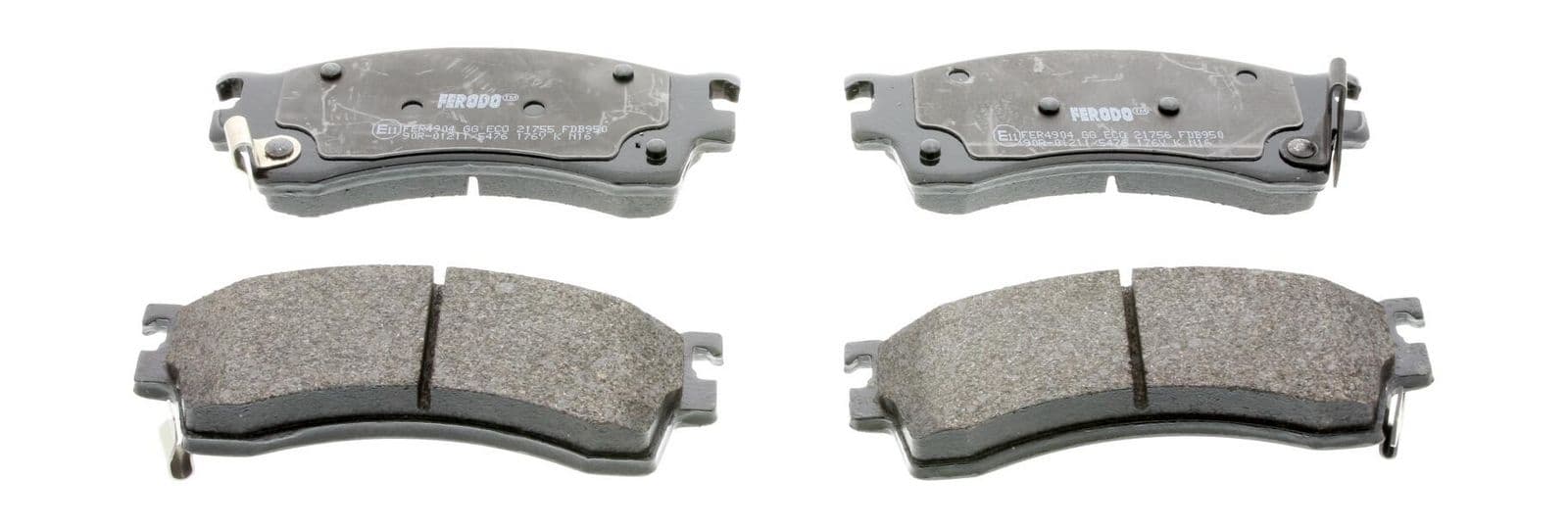 set placute frana,frana disc FERODO PREMIER ECO FRICTION FDB950
