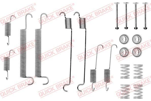 Set accesorii, sabot de frana QUICK BRAKE 105-0560