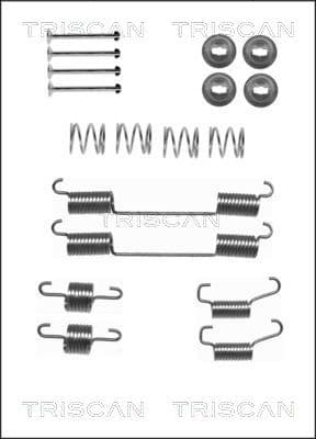 Set accesorii, sabot de frana TRISCAN 8105 172466