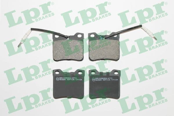 set placute frana,frana disc LPR 05P1134