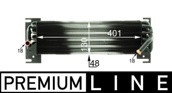 Radiator ulei, ulei motor MAHLE CLC 26 000P