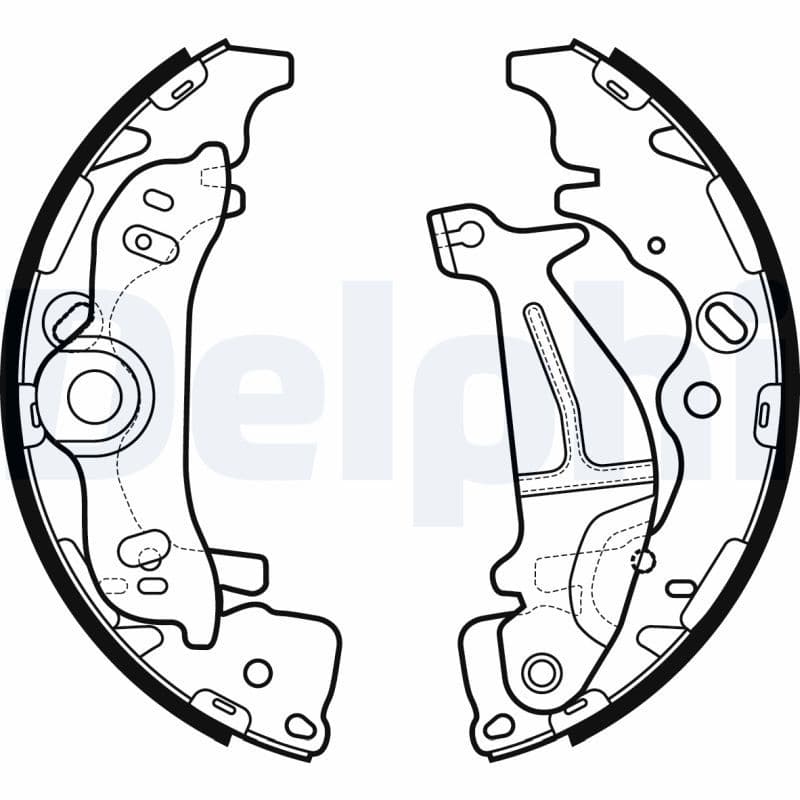 Set saboti frana DELPHI LS2138