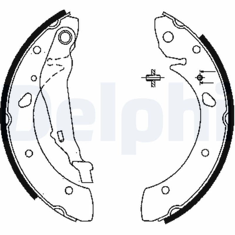 Set saboti frana DELPHI LS1843