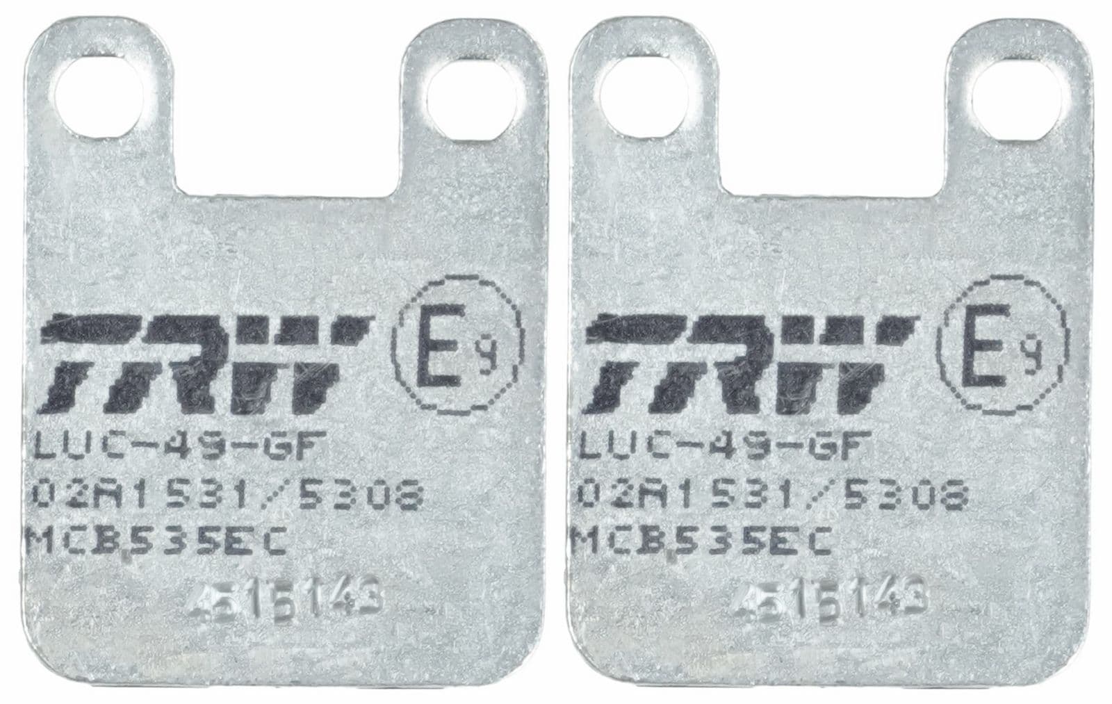set placute frana,frana disc TRW Organic Eco MCB535EC