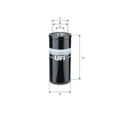 Filtru, sistem hidraulic primar UFI 87.012.00