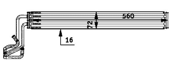 Radiator racire ulei, sistem directie MAHLE CLC 51 000P