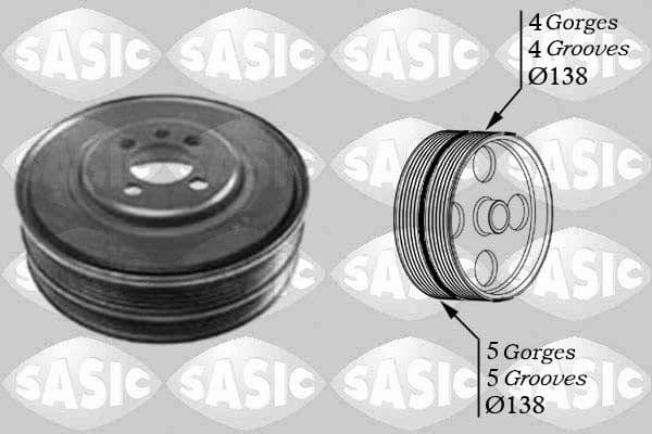 Fulie curea, arbore cotit SASIC 2156027