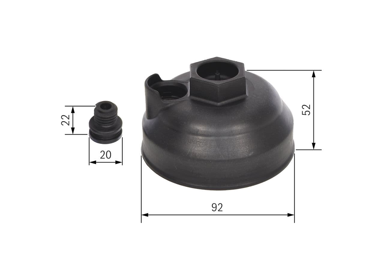 Capac, carcasă filtru uree BOSCH F 00B H40 025