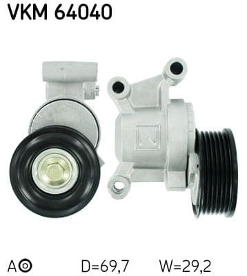 Intinzator curea, curea distributie SKF VKM 64040