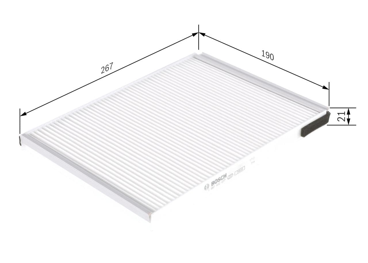 Filtru, aer habitaclu BOSCH 1 987 432 077