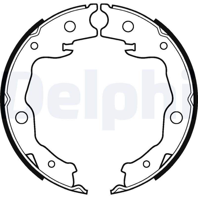 Set saboti frana, frana de mana DELPHI LS2116